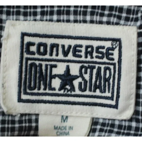 Vintage Converse One Star Men's Button Down Shirt Size M - Picture 4 of 4